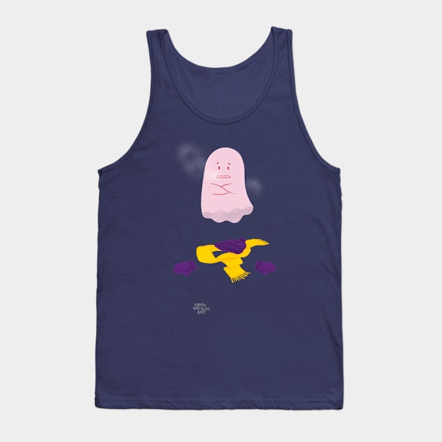 Brrr! Cold Ghost in the winter Tank Top by SarahWrightArt